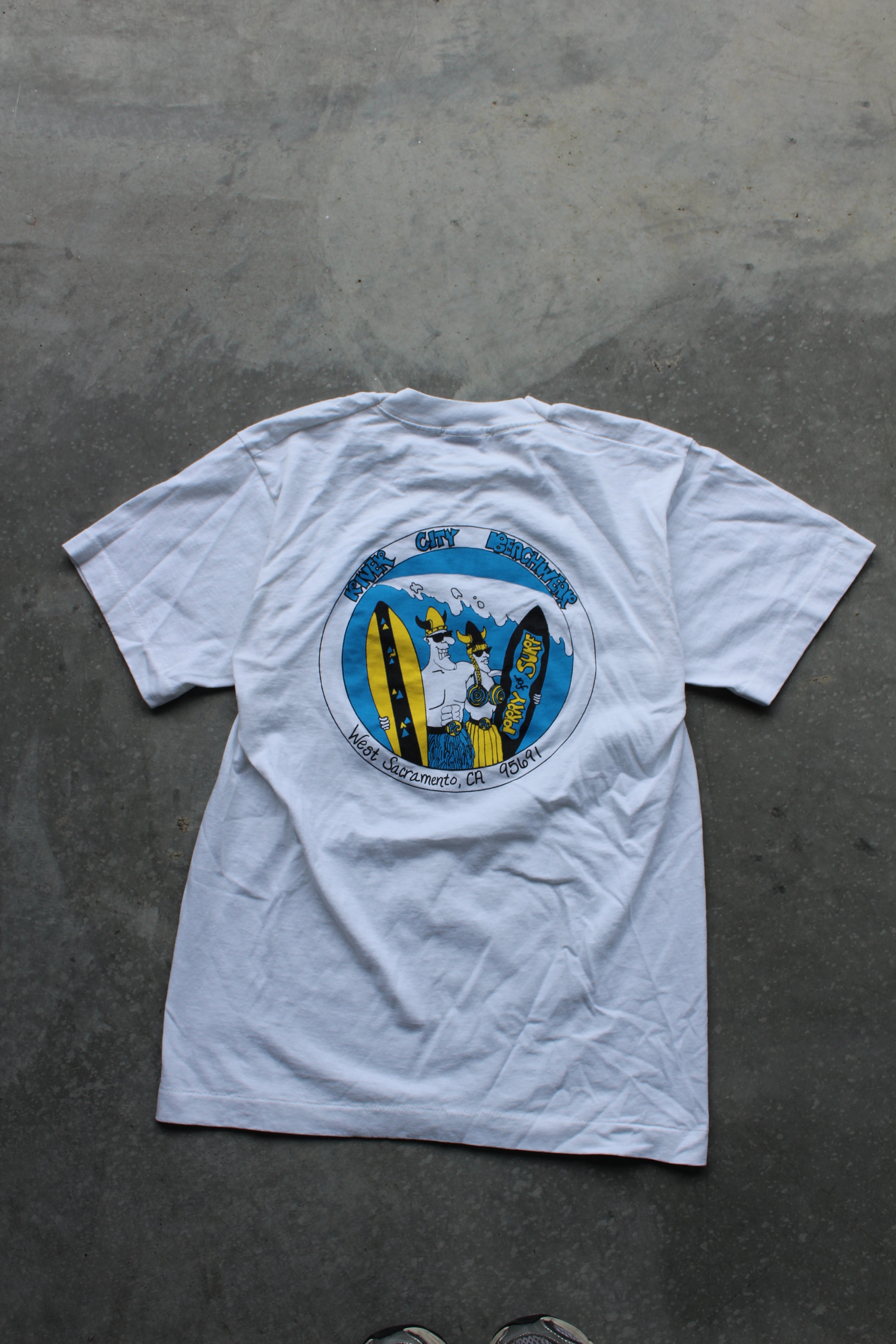 Vintage 80's Surf Tee - S