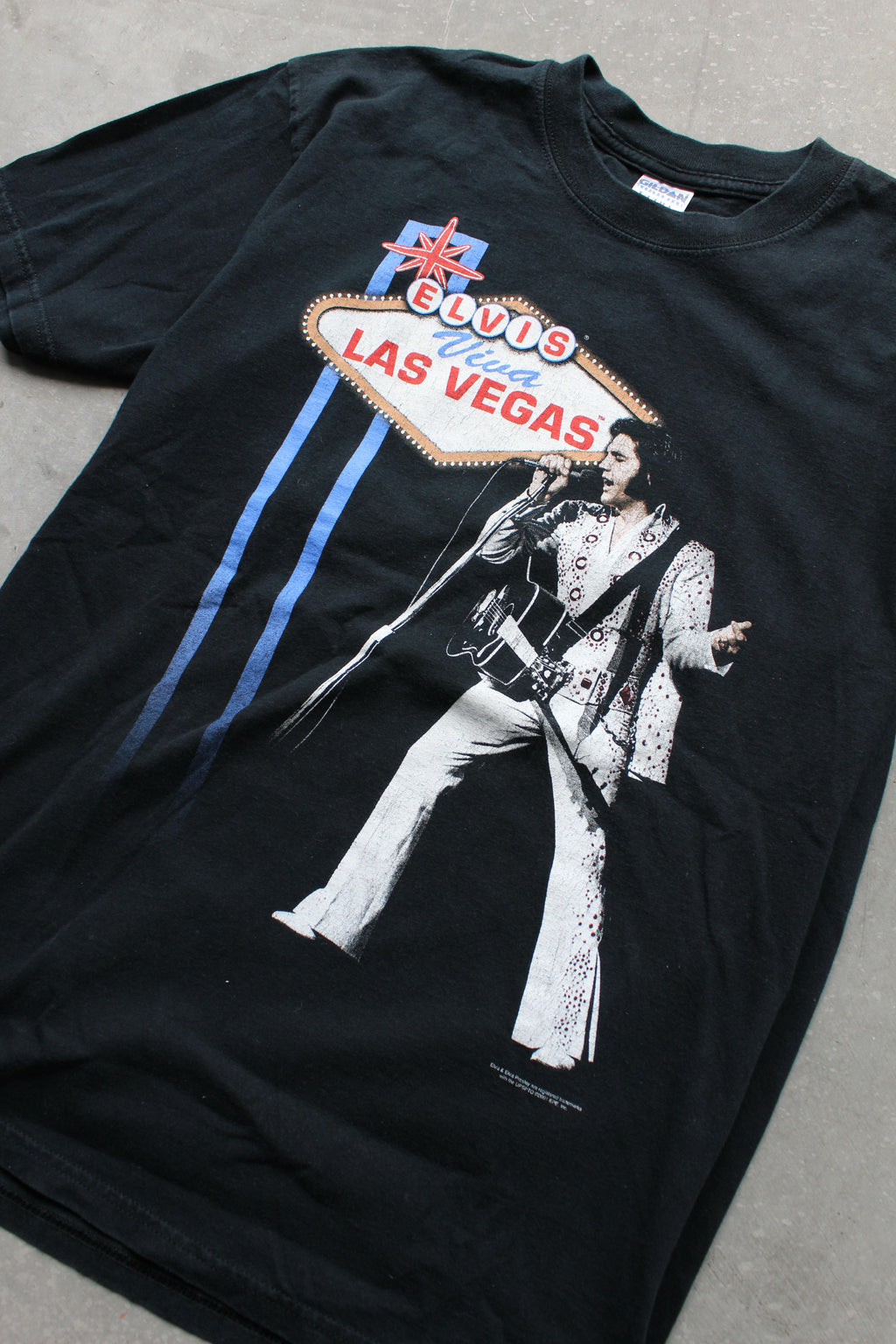 Vintage Elvis Las Vegas Tee - L
