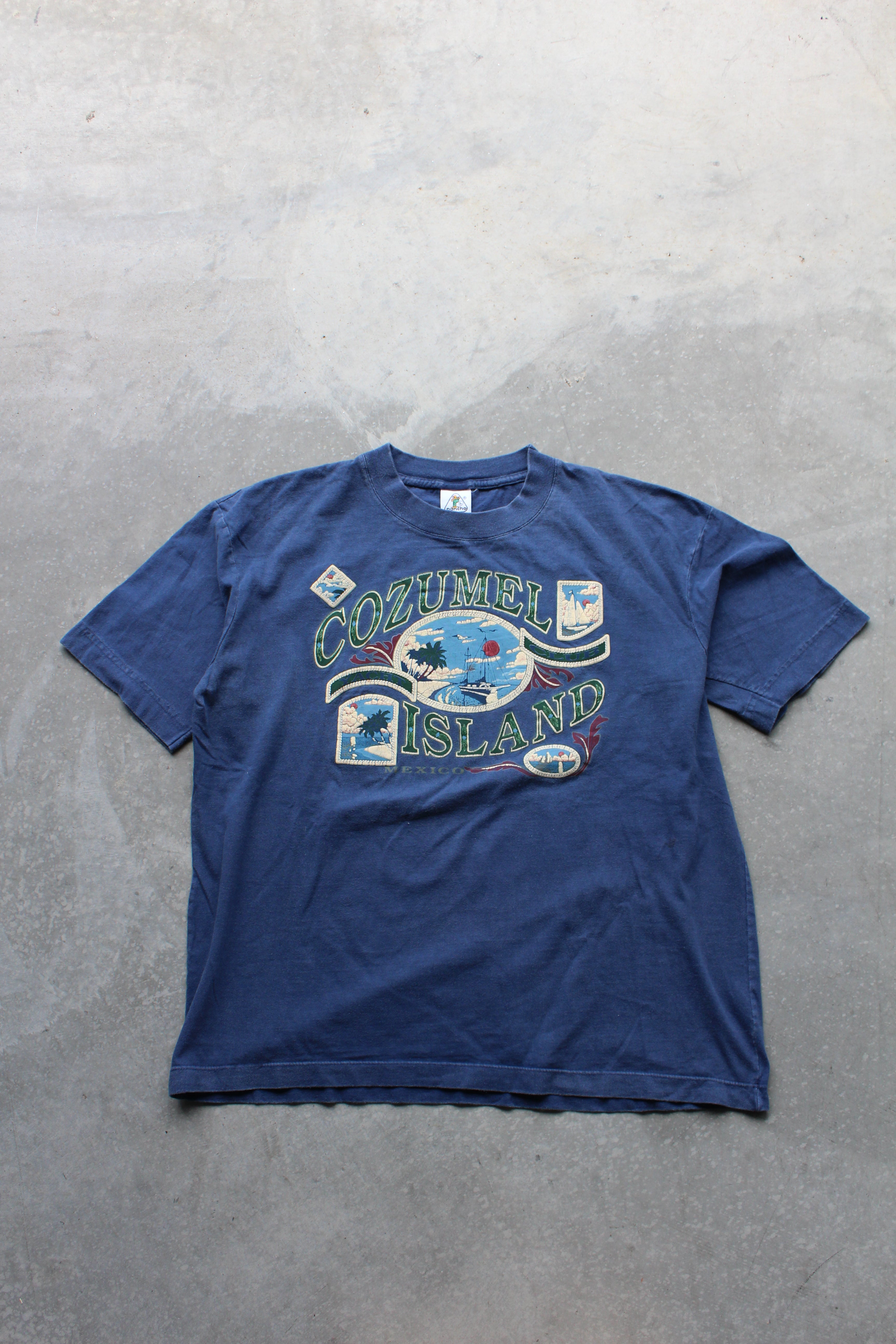 Vintage 90's Cozumel Mexico Tee - L
