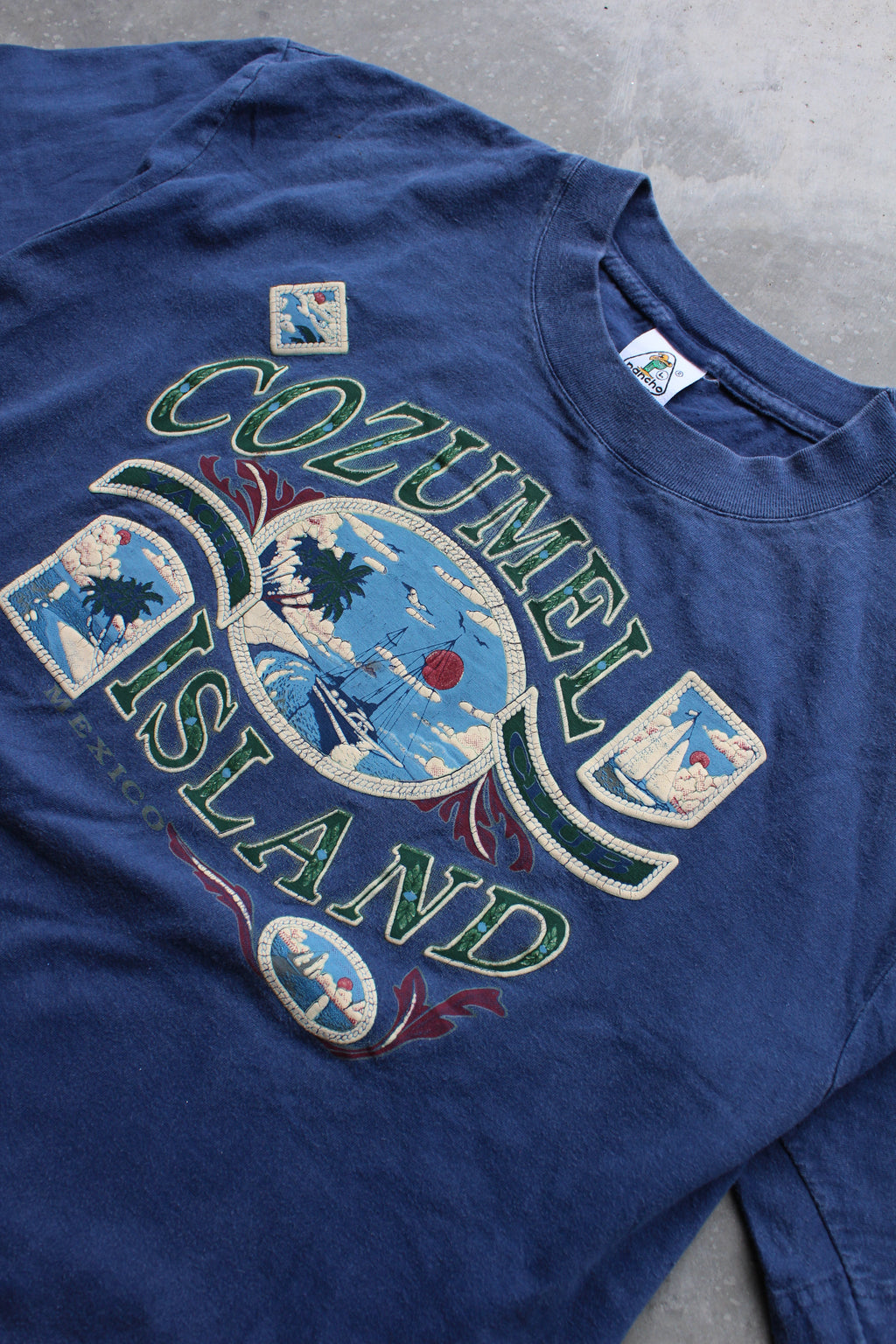 Vintage 90's Cozumel Mexico Tee - L