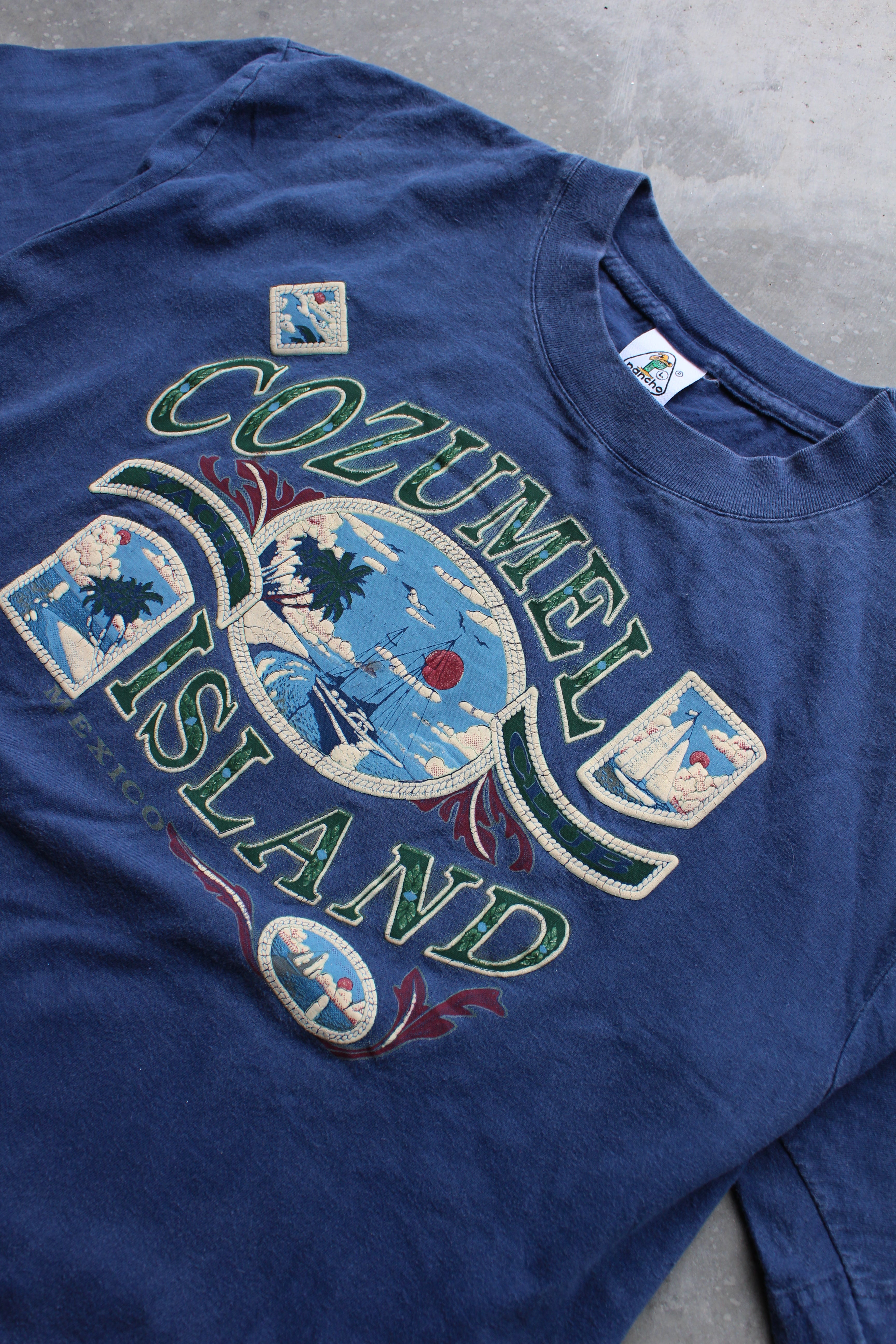 Vintage 90's Cozumel Mexico Tee - L