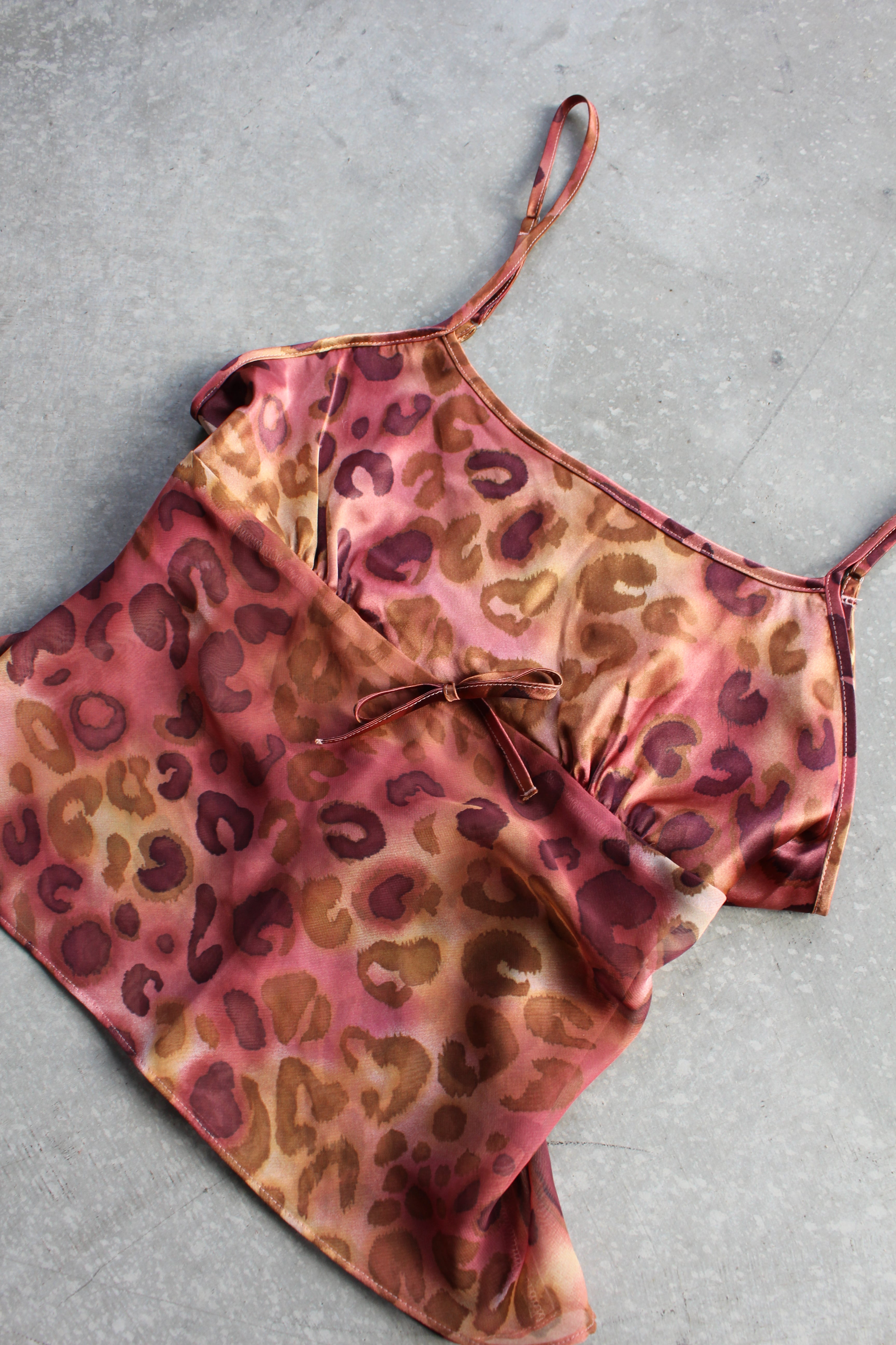 Vintage 90s Cheetah Print Tank Top - XL