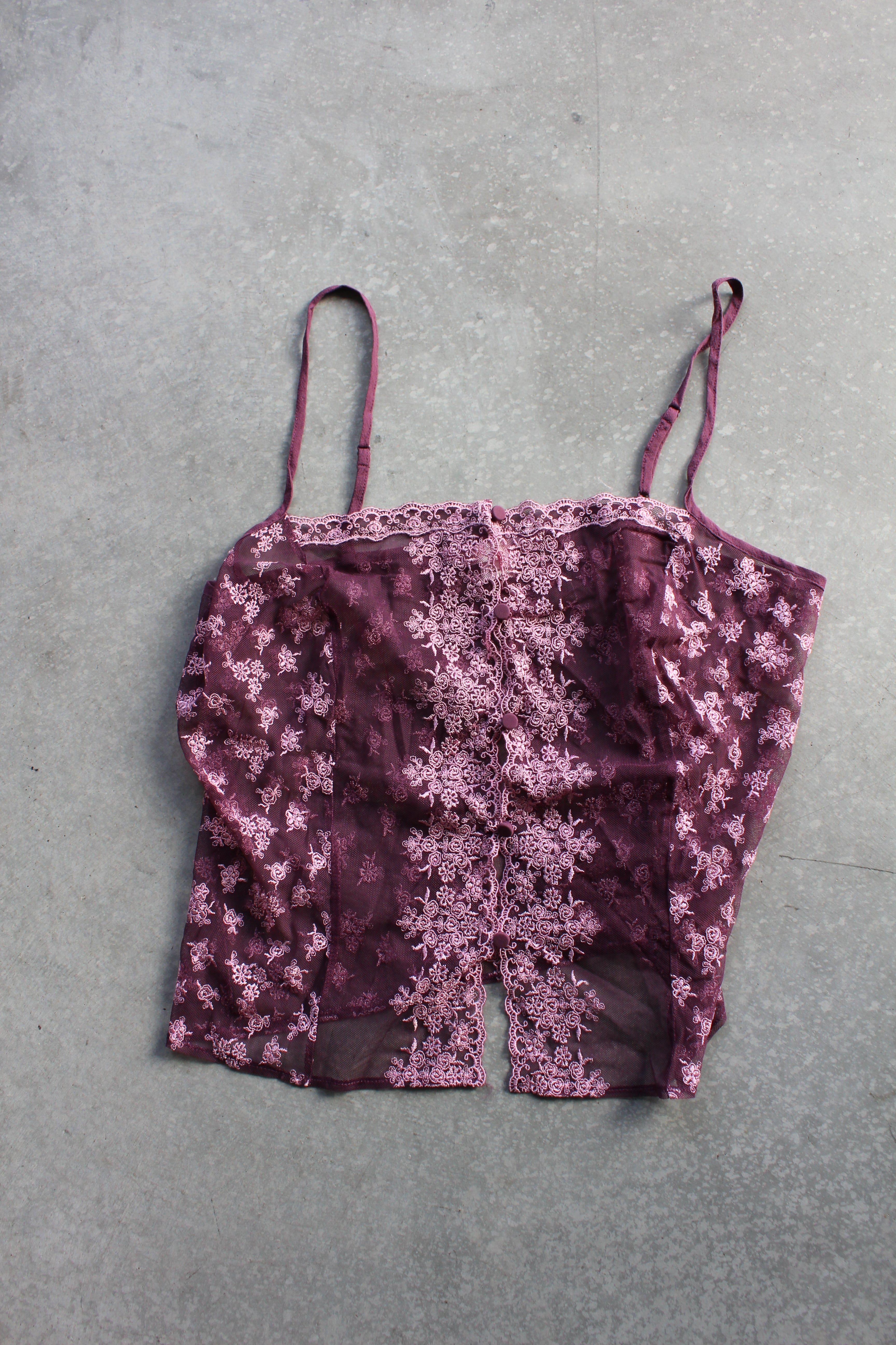 Y2K Victoria's Secret Sheer Top - L