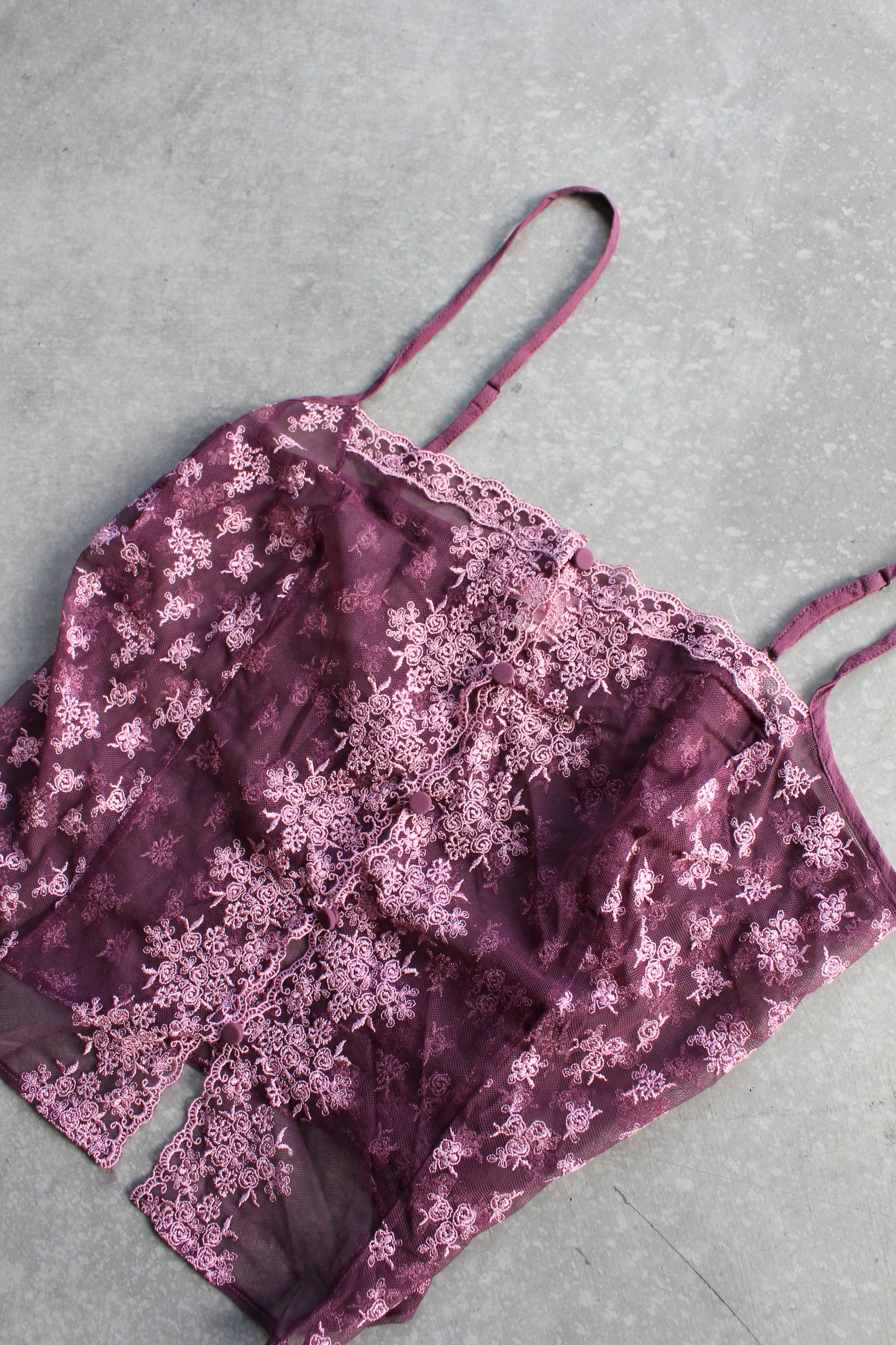 Y2K Victoria's Secret Sheer Top - L