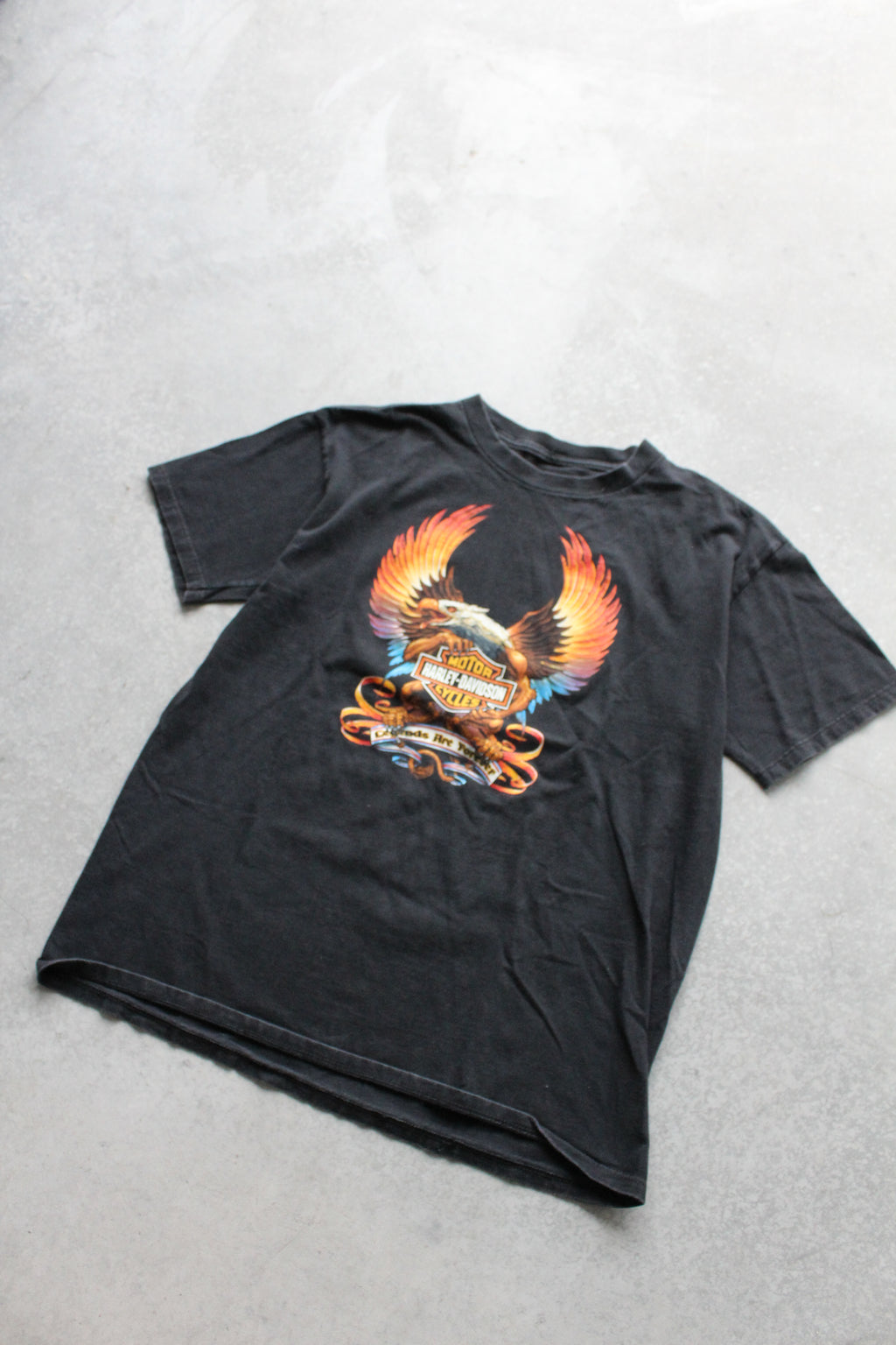Vintage 90's Harley Davidson Eagle Tee - XL