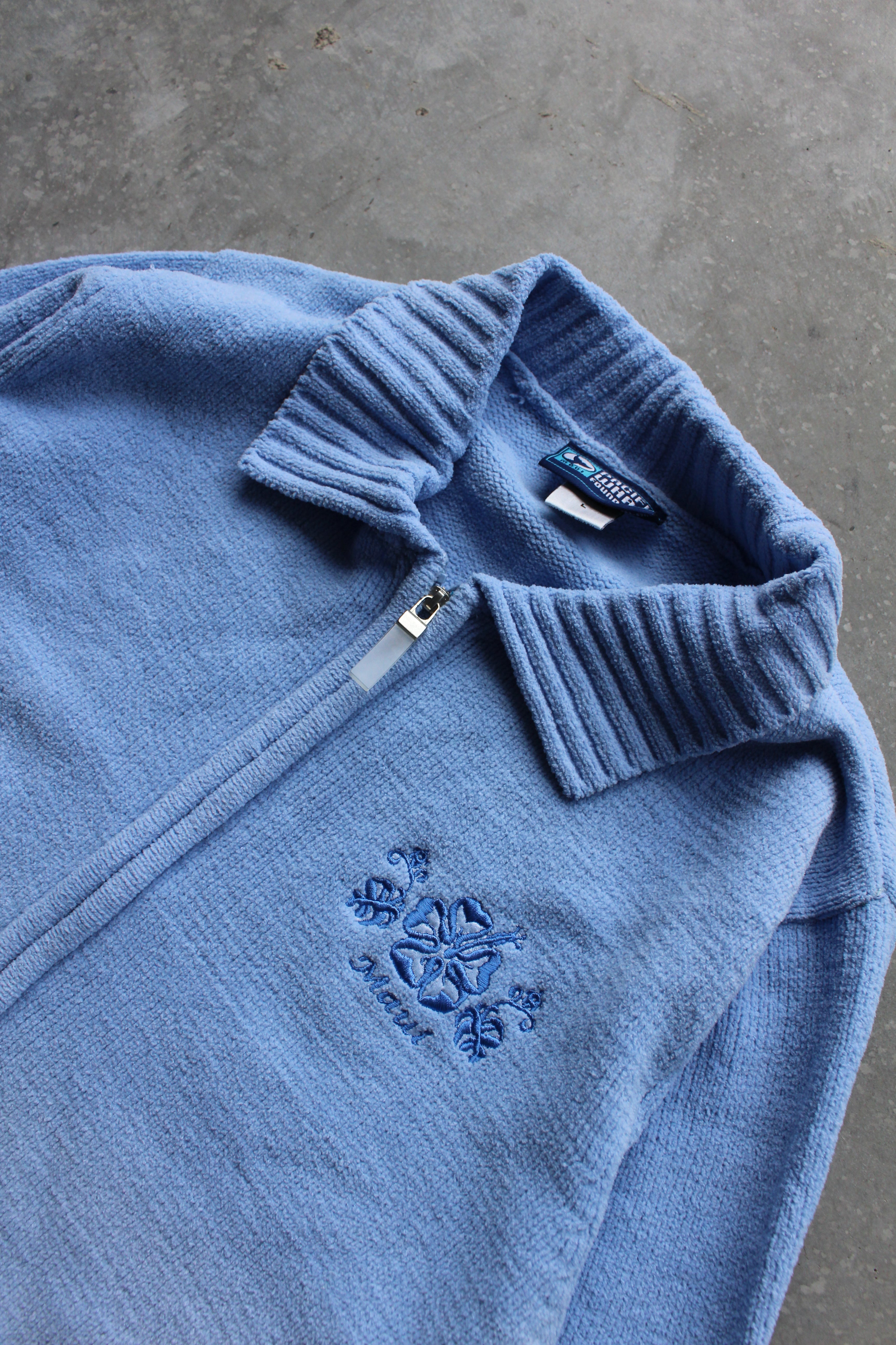 Vintage 90's Maui Hawaii Fleece Zip Up - L