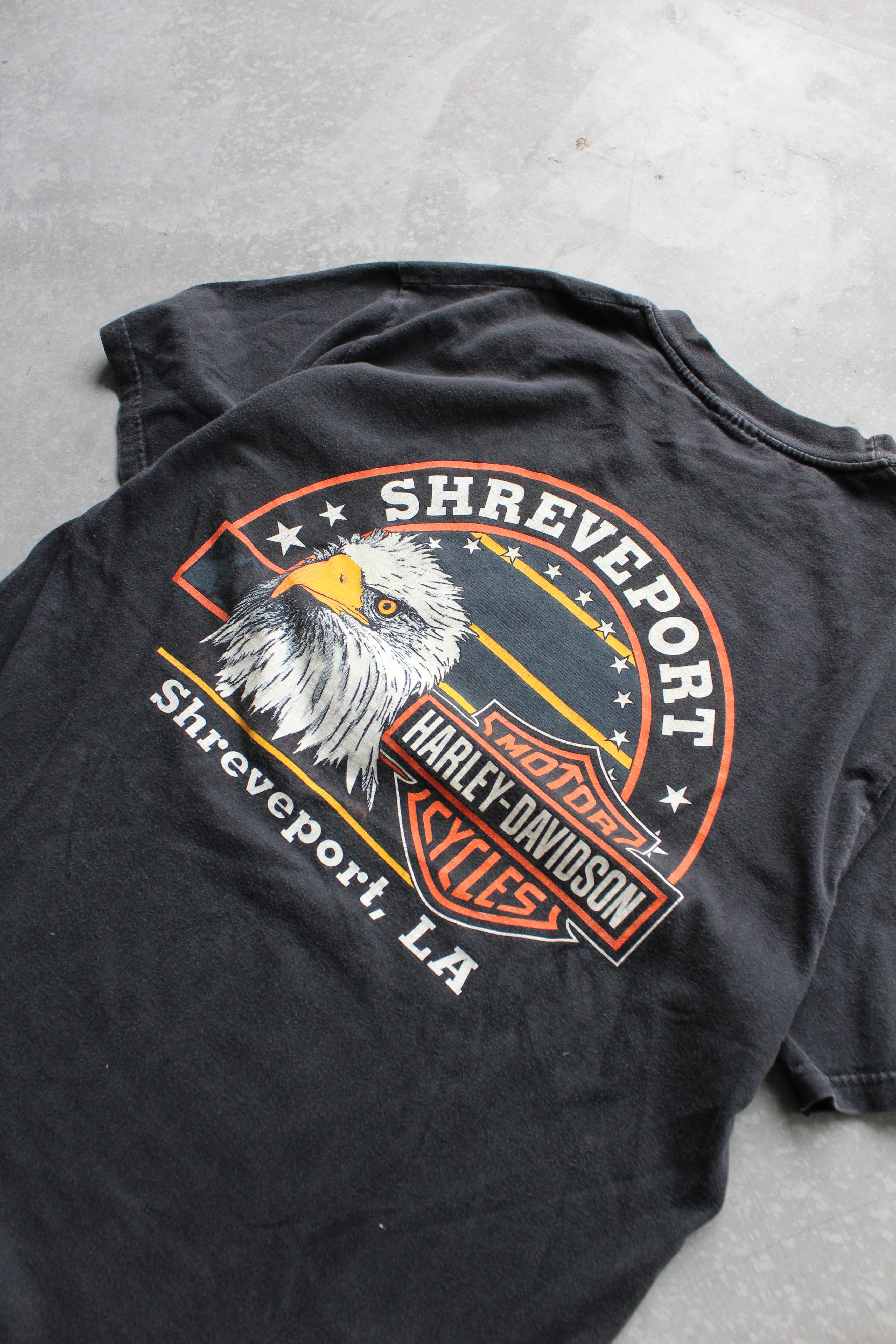 Vintage 90's Harley Davidson Flame Tee - L