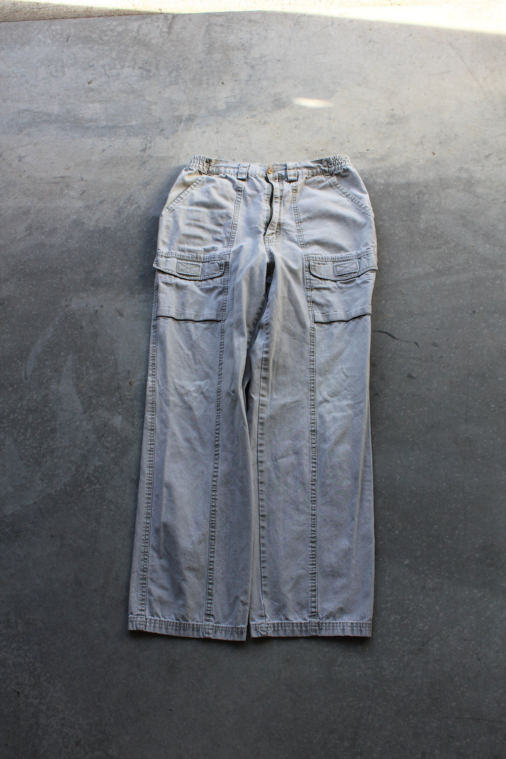 Vintage 90's GPS White Cargo Pants - 30