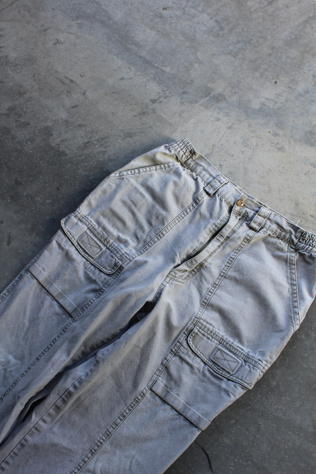 Vintage 90's GPS White Cargo Pants - 30