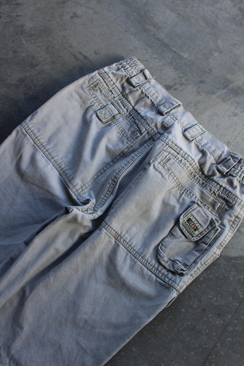 Vintage 90's GPS White Cargo Pants - 30