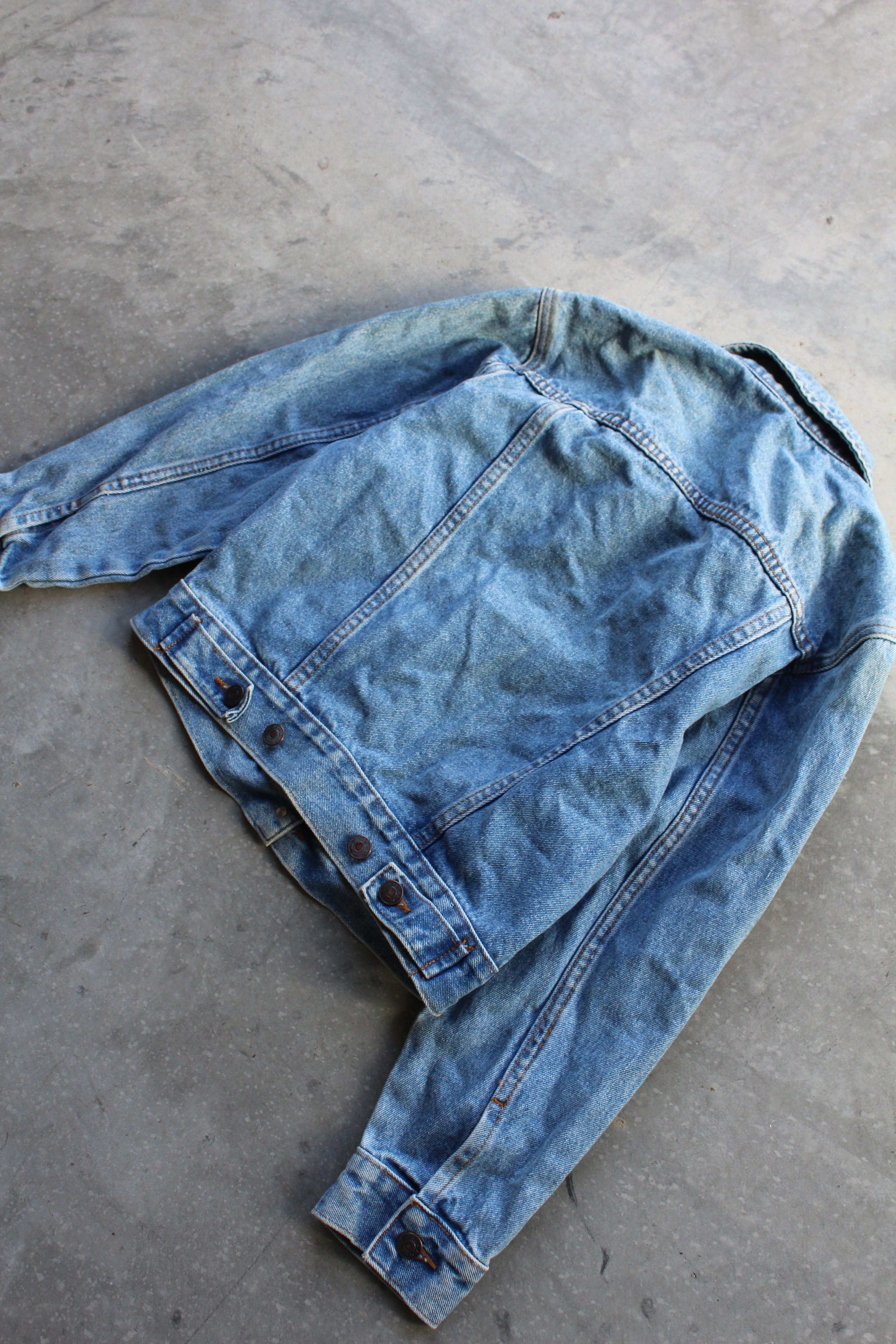 Vintage 80's Women's Jordache Jean Jacket - M