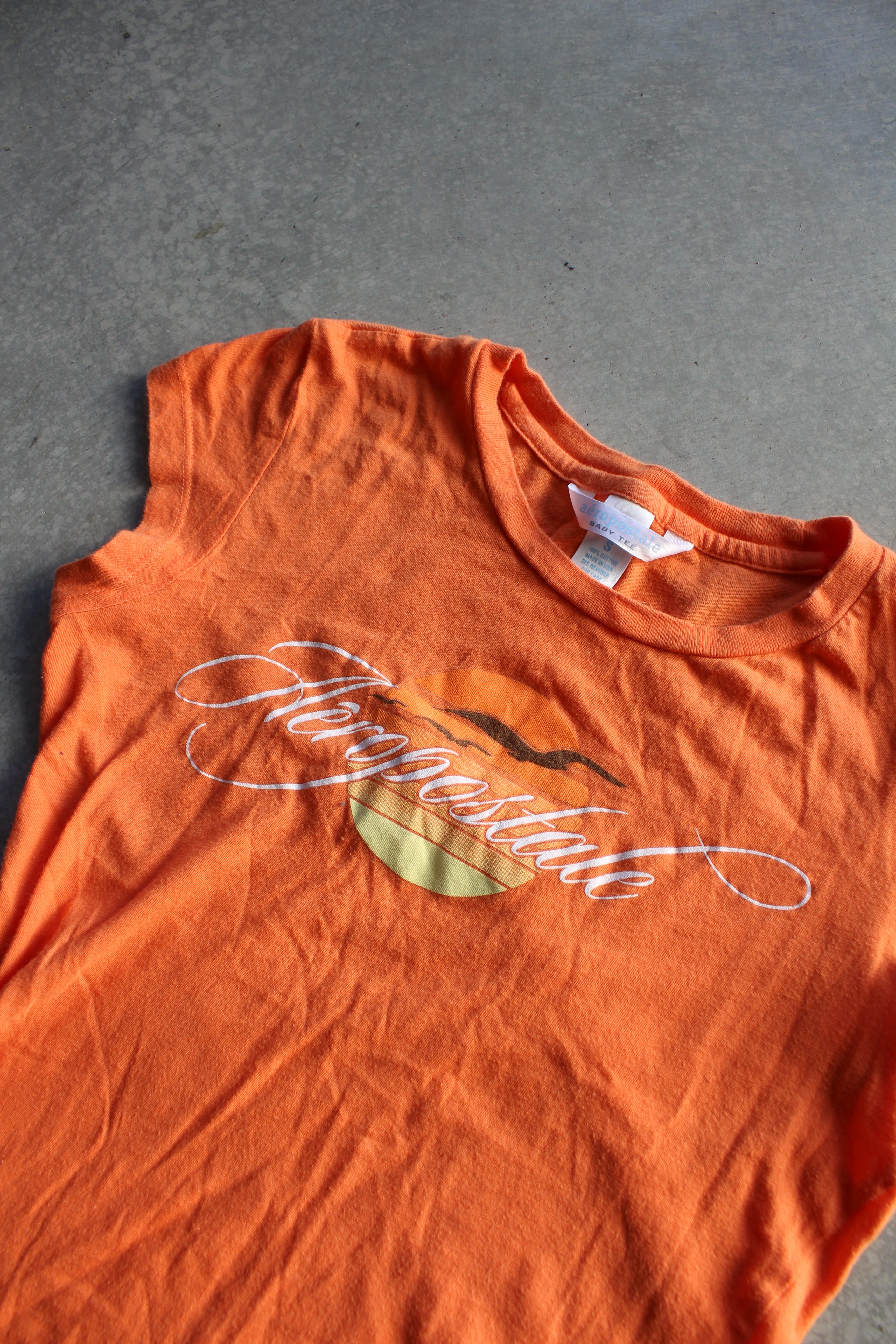 Y2K Women's Aeropostale baby Tee - S