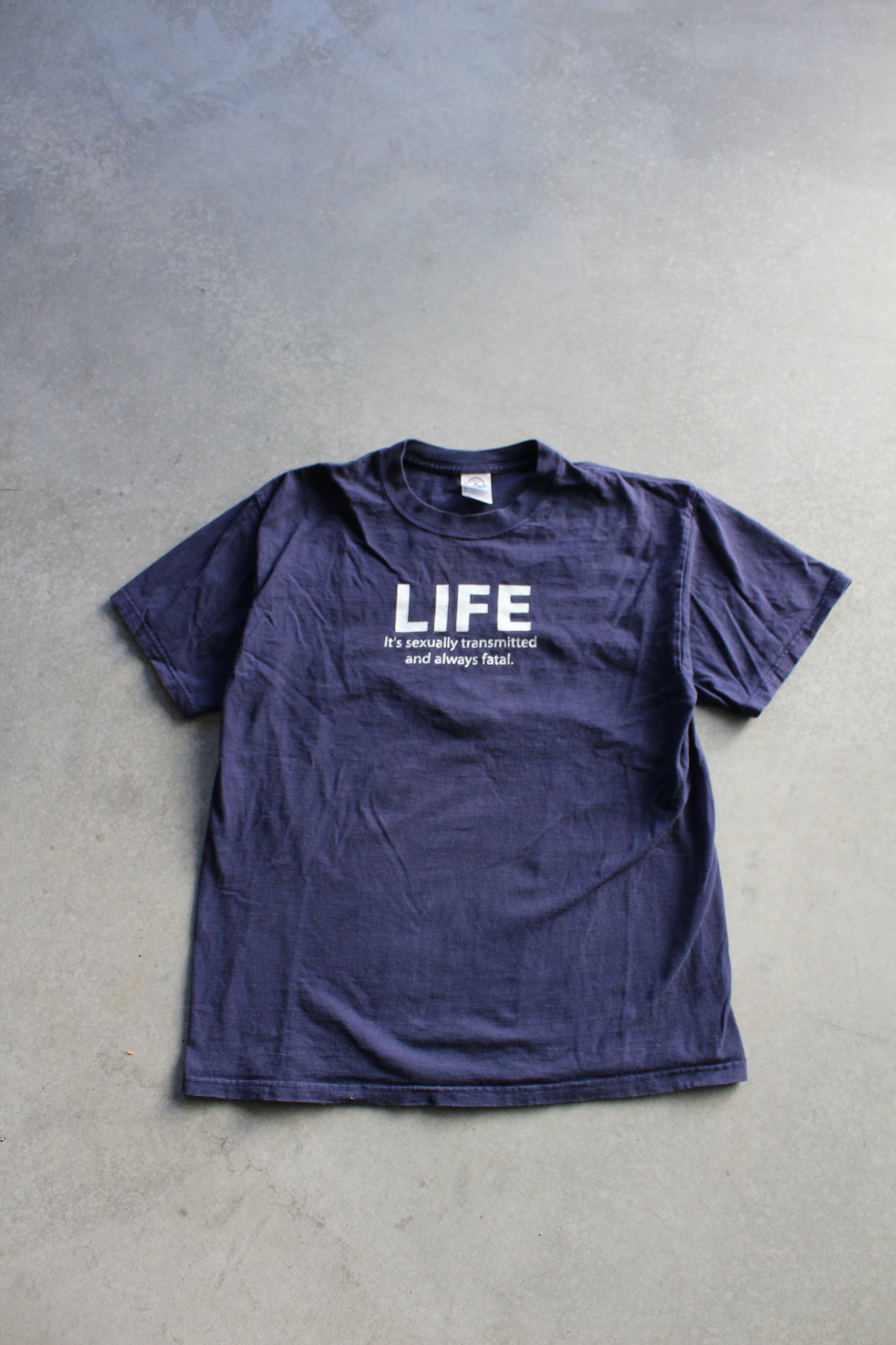 Y2K Life Sex Funny Tee - L