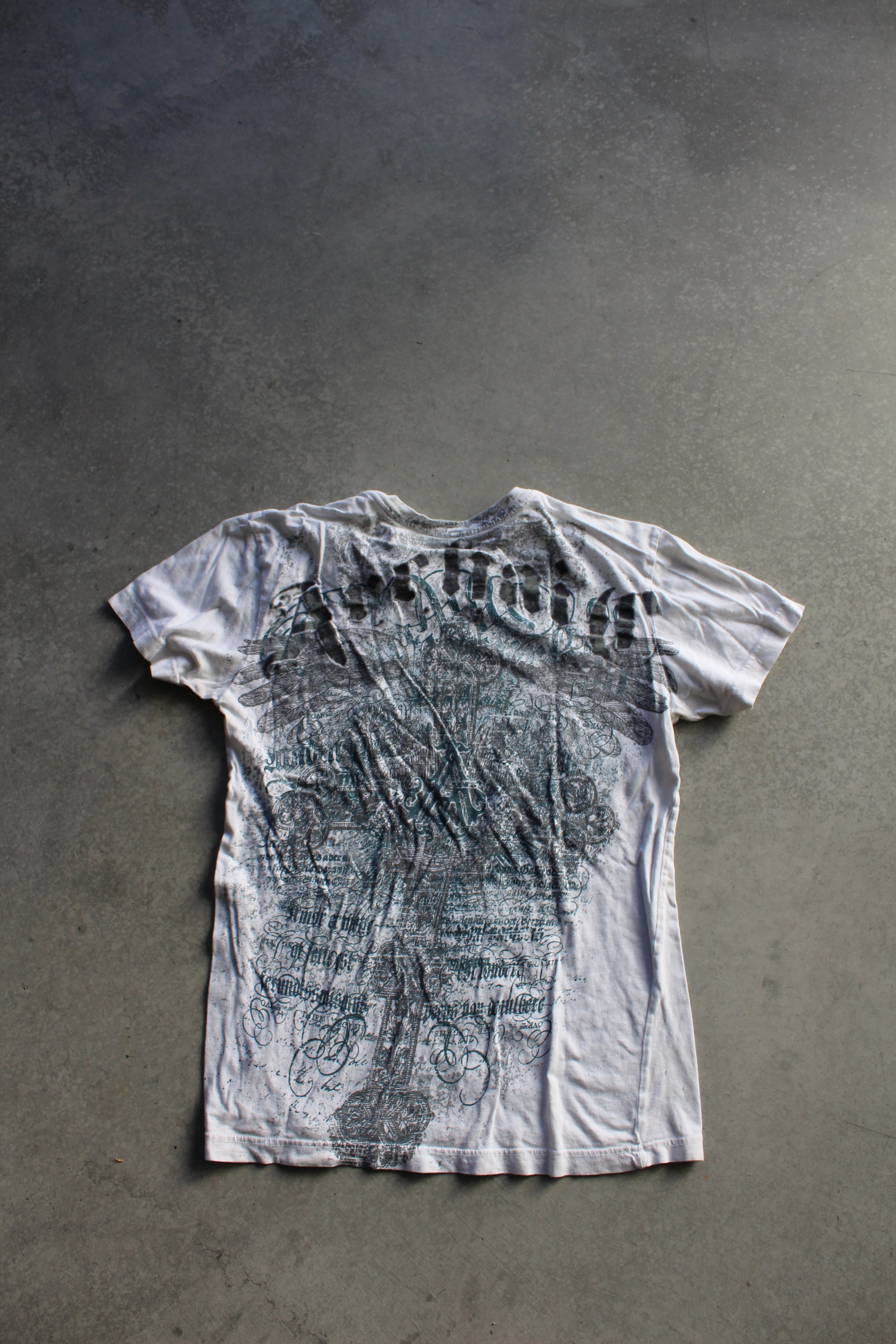 Y2K AOP Archaic Cross Tee - M
