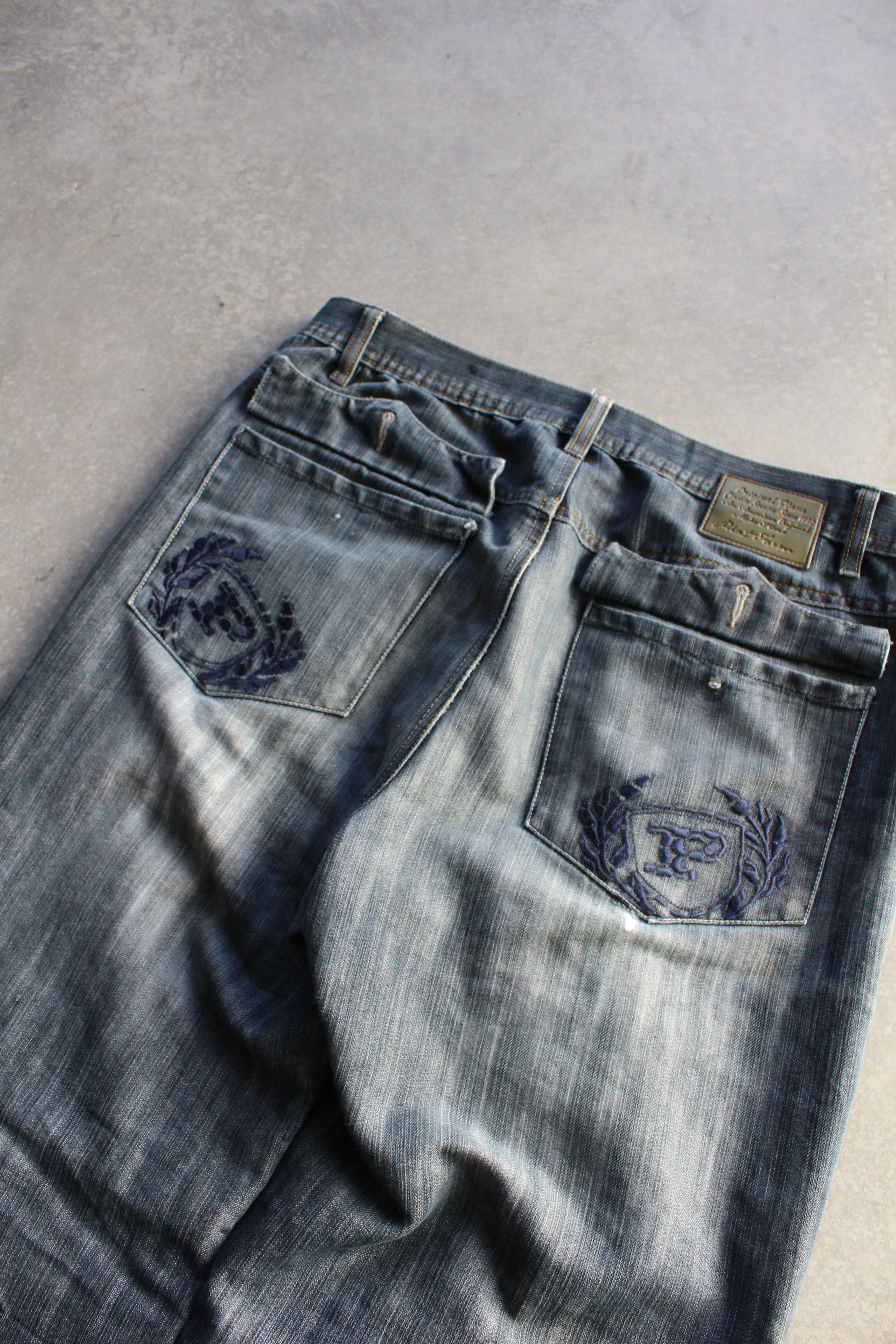 Y2K Phat Farm Baggy Wide Leg Jeans - 36