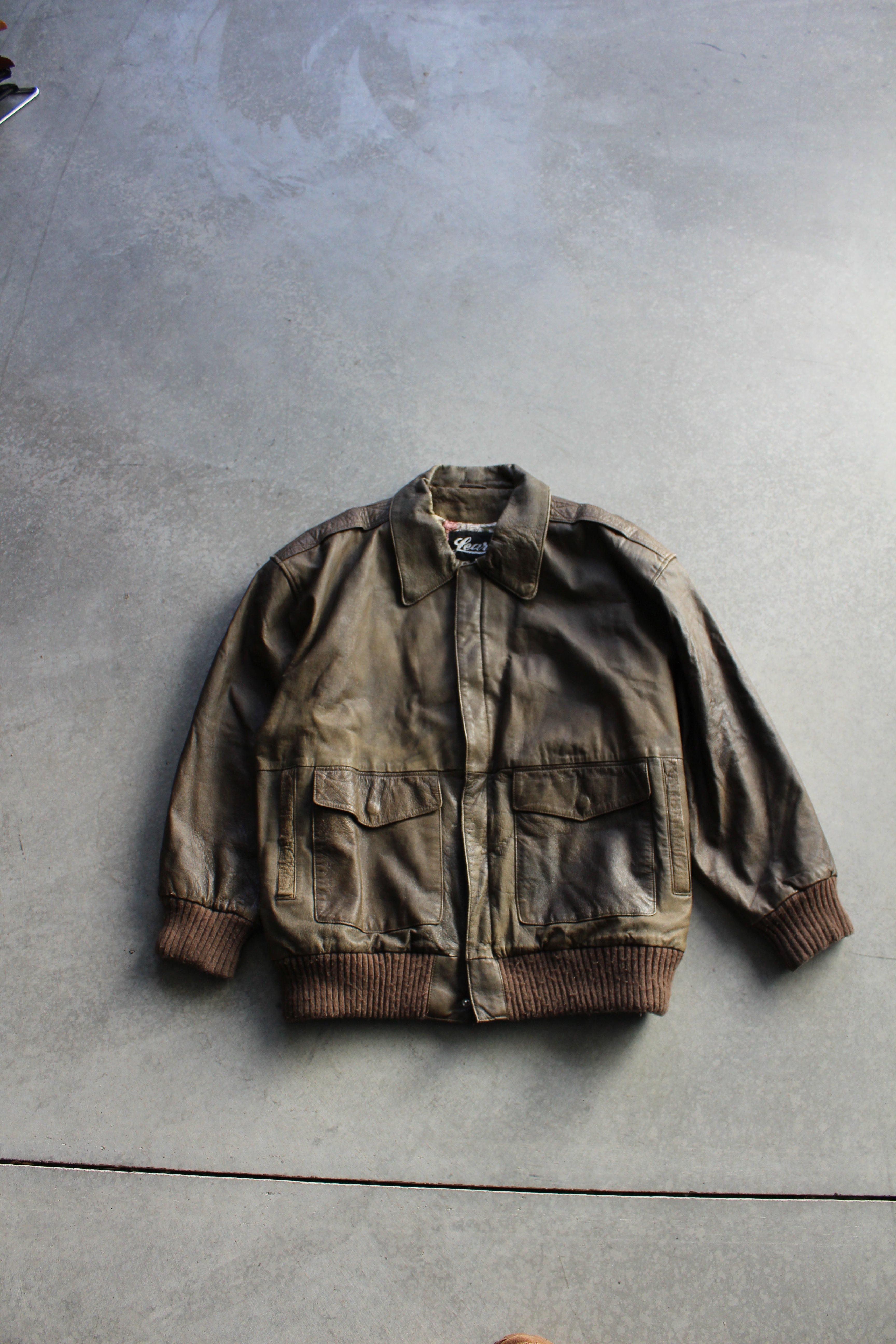 Vintage 80's Learsi Leather Jacket  - XL