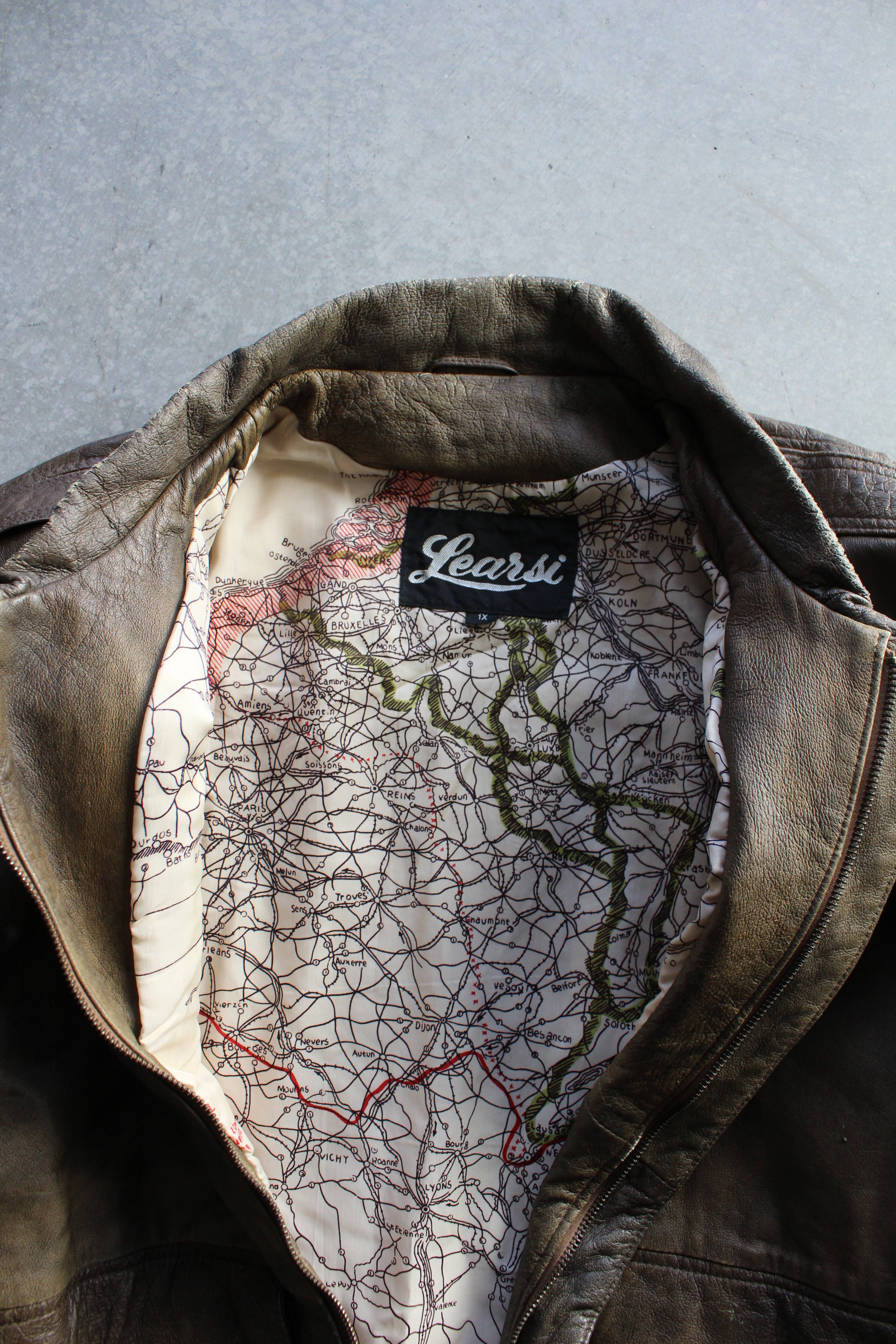 Vintage 80's Learsi Leather Jacket  - XL