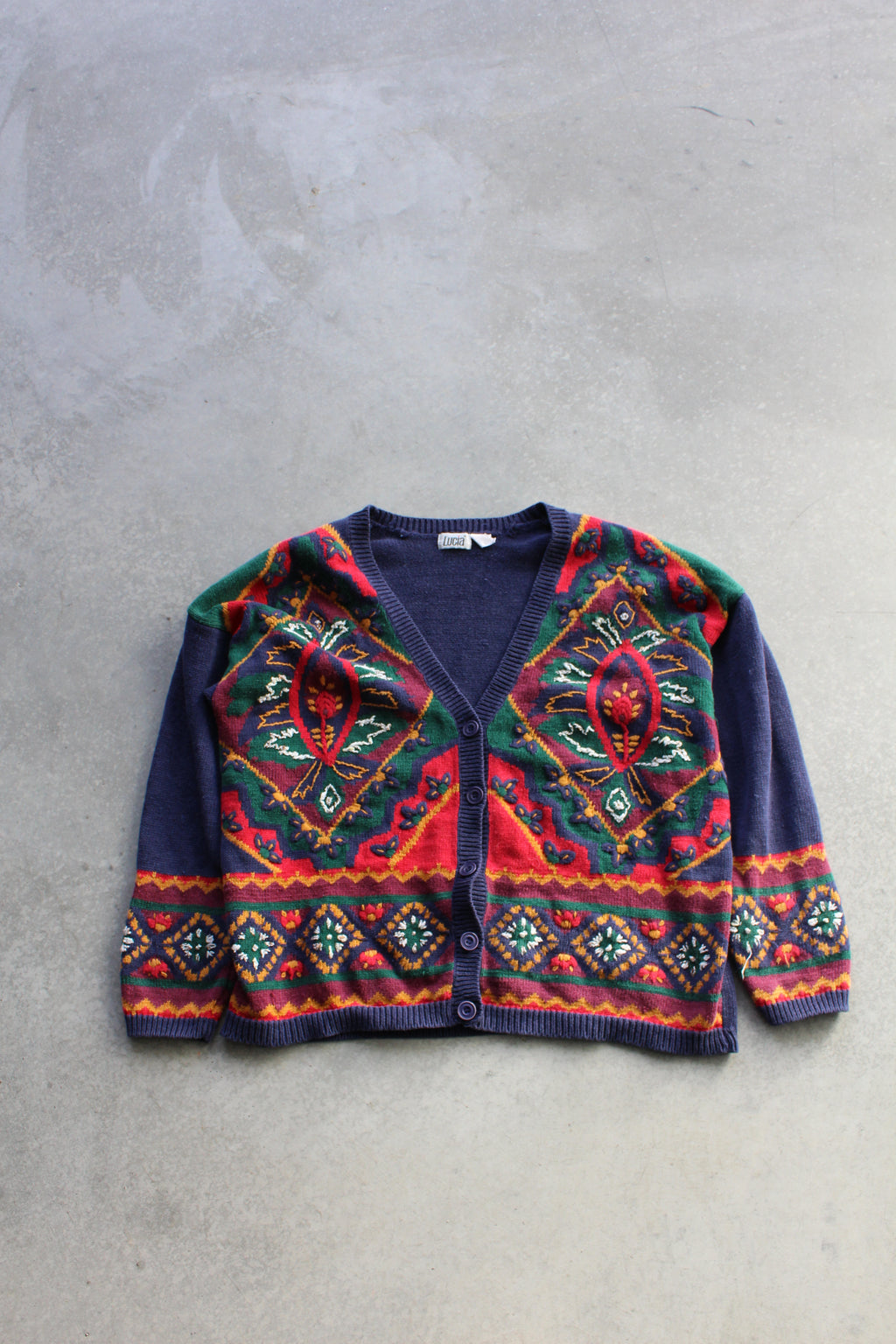 Vintage 90's Knit Cardigan - L
