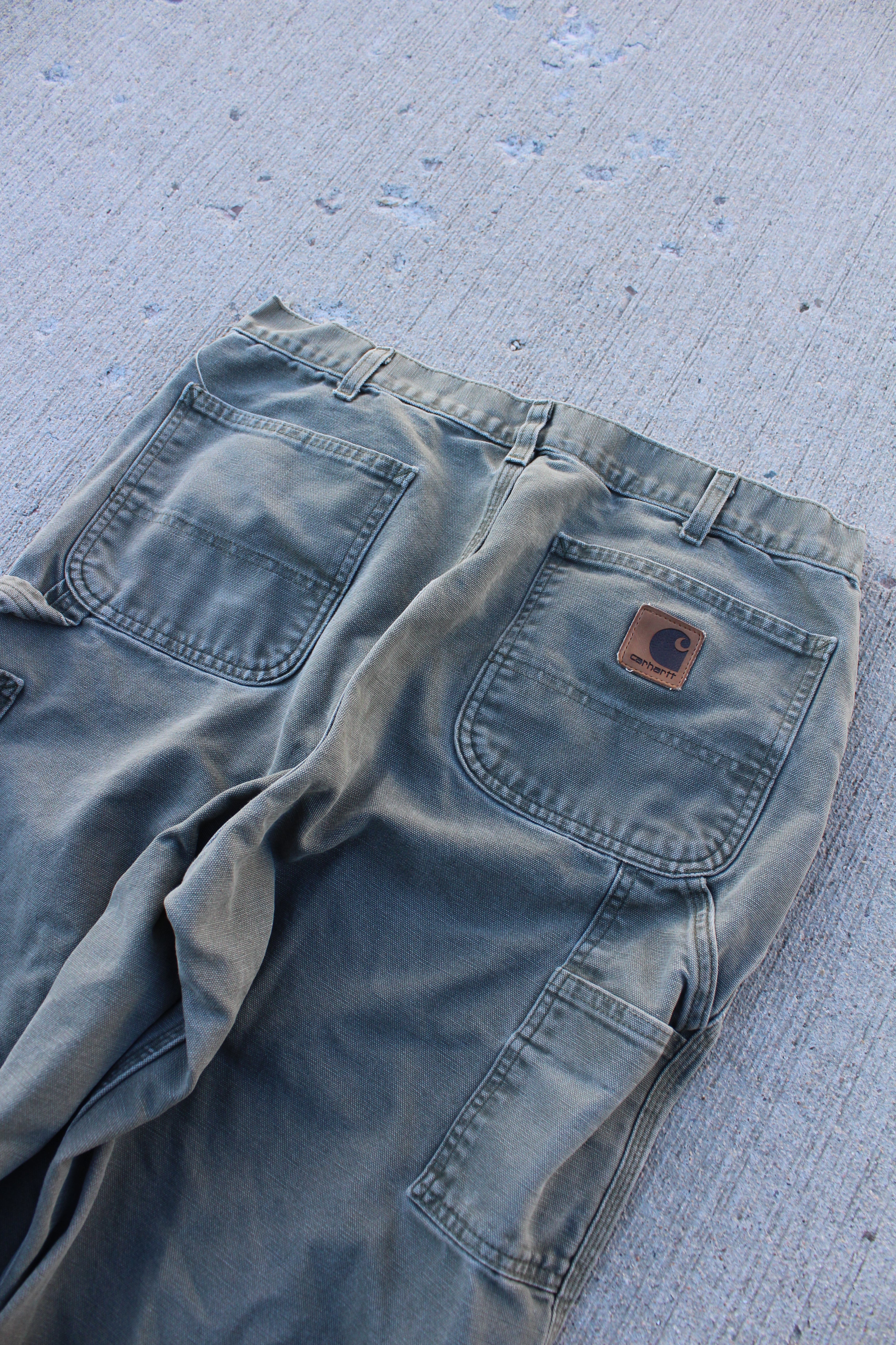 Y2K Carhartt Olive Green Pants - 32