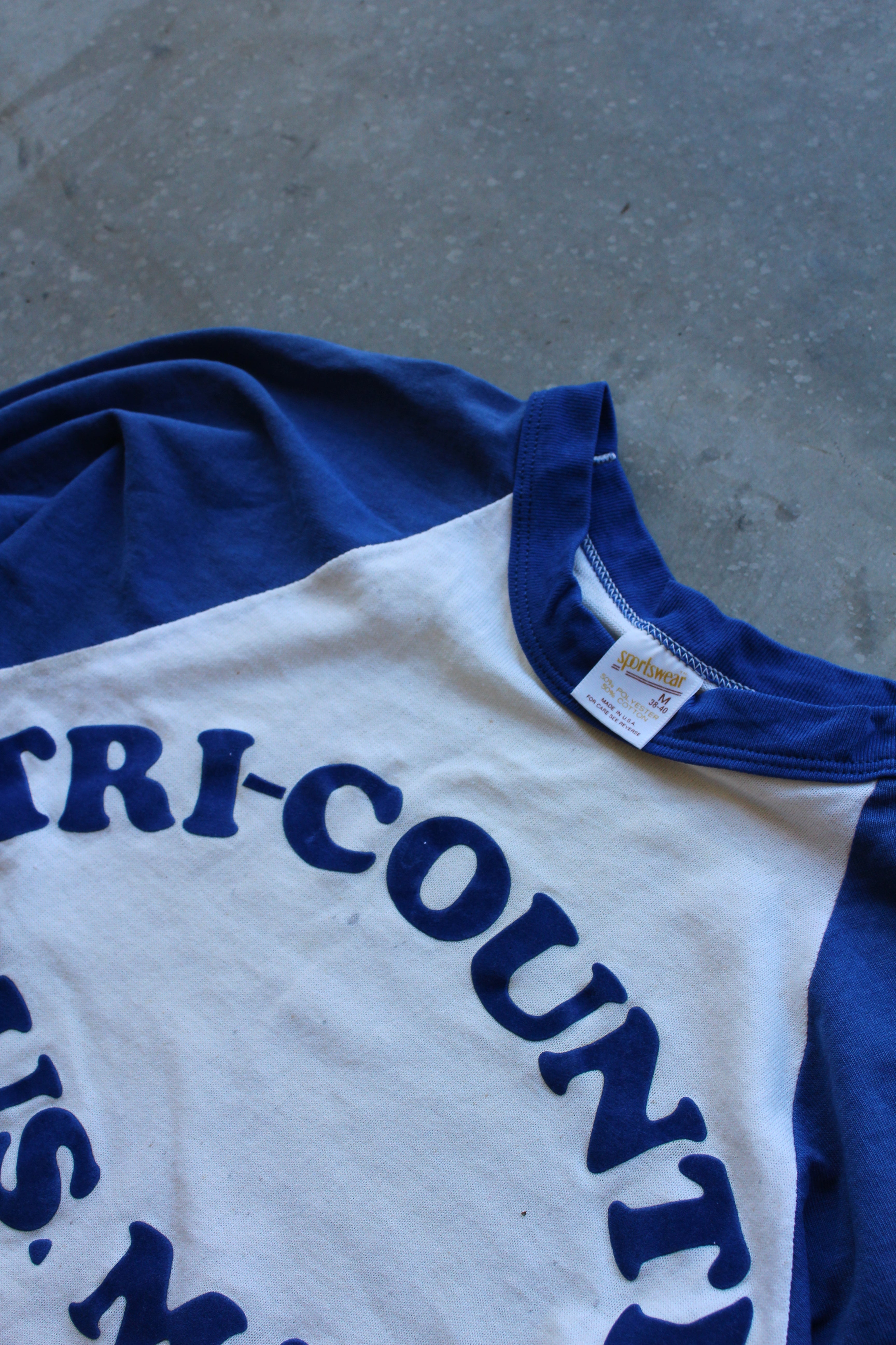 VTG 70's Bus Mach Raglan Tee - M